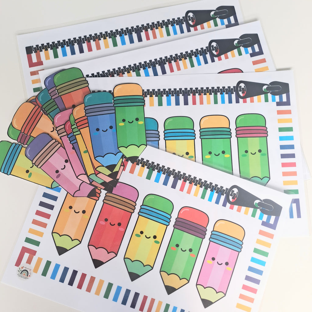 Les crayons mignons
