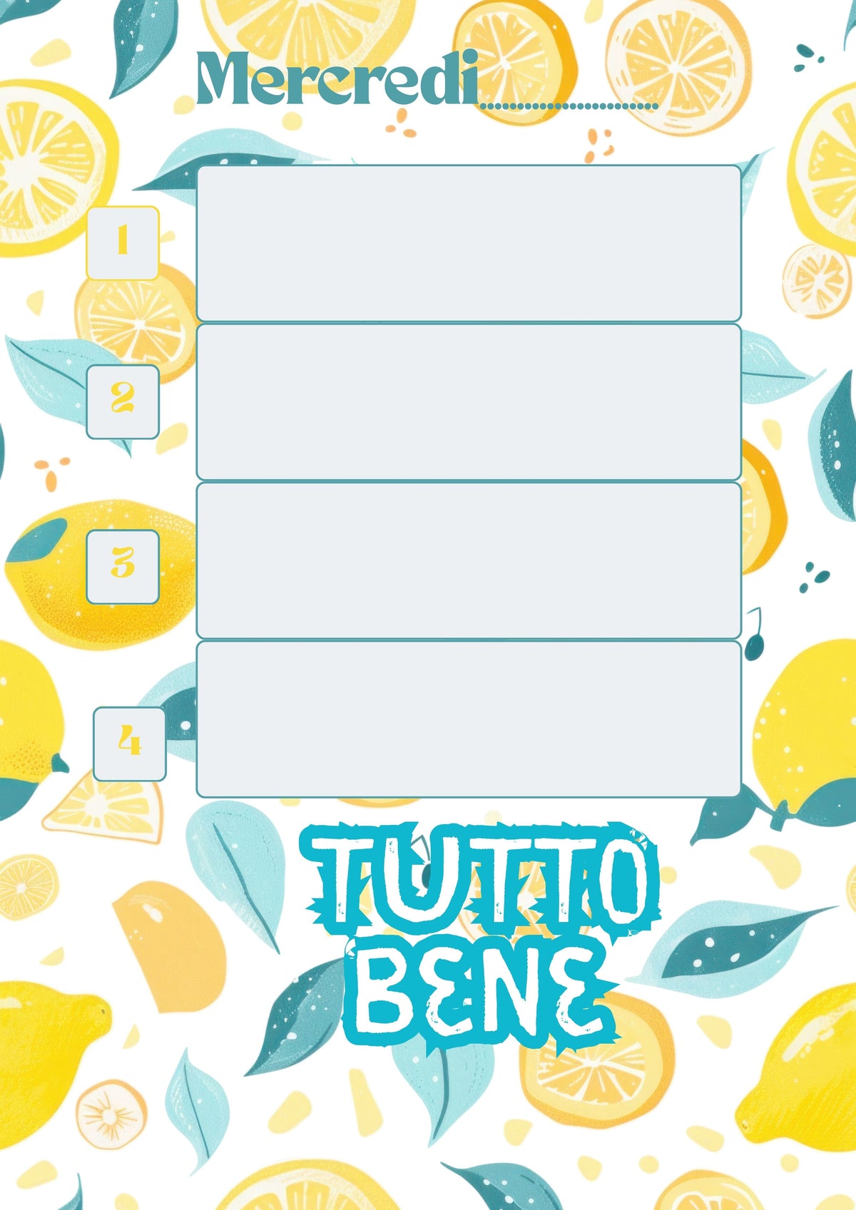 Planifier Thème LEMON